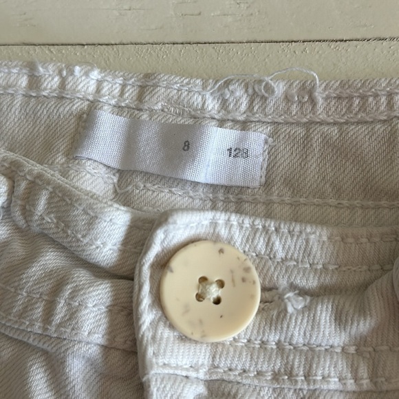 Zara relaxed,fit wide leg baggy, jeans, 8 girls, white, no stains, rips or tears - Picture 6 of 7